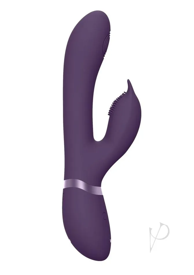 Vibrators Vive By Shots Vive Aimi Rechargeable Silicone Pulse Wave and Vibrating GSpot Rabbit Purple Vibrators Vive By Shots Vive Aimi Rechargeable Silicone Pulse Wave and Vibrating GSpot Rabbit Purple