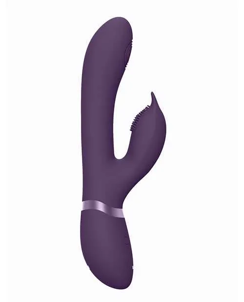Vibrators Vive By Shots Vive Aimi Rechargeable Silicone Pulse Wave and Vibrating GSpot Rabbit Purple Vibrators Vive By Shots Vive Aimi Rechargeable Silicone Pulse Wave and Vibrating GSpot Rabbit Purple