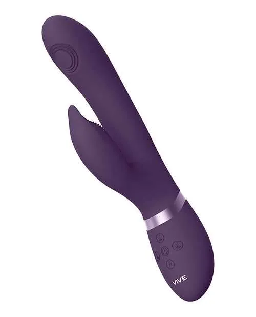 Vibrators Vive By Shots Vive Aimi Rechargeable Silicone Pulse Wave and Vibrating GSpot Rabbit Purple Vibrators Vive By Shots Vive Aimi Rechargeable Silicone Pulse Wave and Vibrating GSpot Rabbit Purple