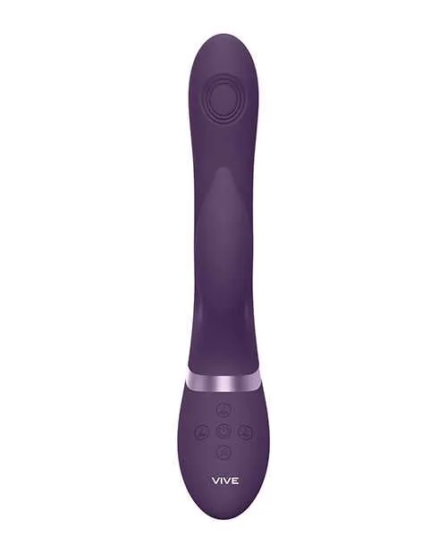 Vibrators Vive By Shots Vive Aimi Rechargeable Silicone Pulse Wave and Vibrating GSpot Rabbit Purple Vibrators Vive By Shots Vive Aimi Rechargeable Silicone Pulse Wave and Vibrating GSpot Rabbit Purple