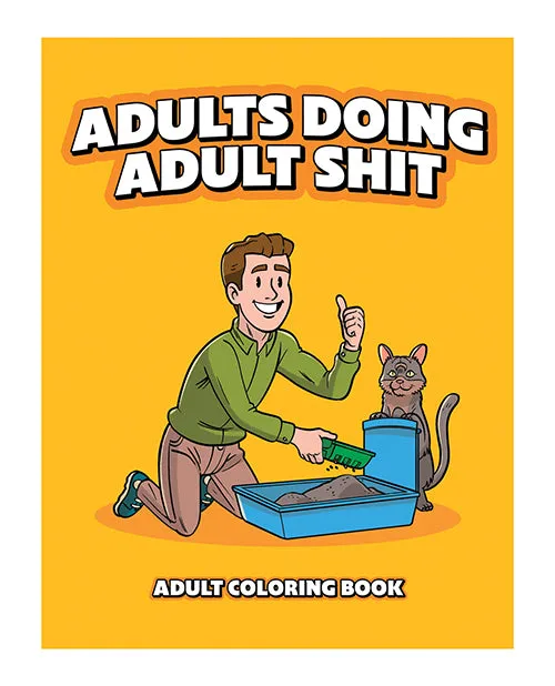 Vibrators Wood Rocket Wood Rocket Adults Doing Adult Shit Coloring Book