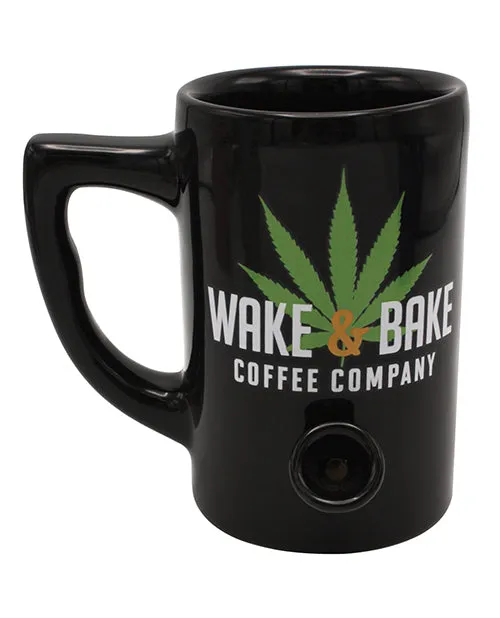 Wake Bake Coffee Mug 10 oz Black Island Dogs Anal
