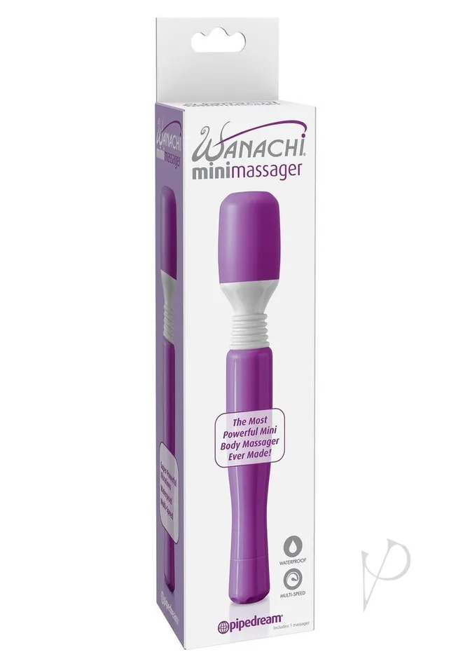 Wanachi Vibrators Mini Wanachi Wand Massager Purple