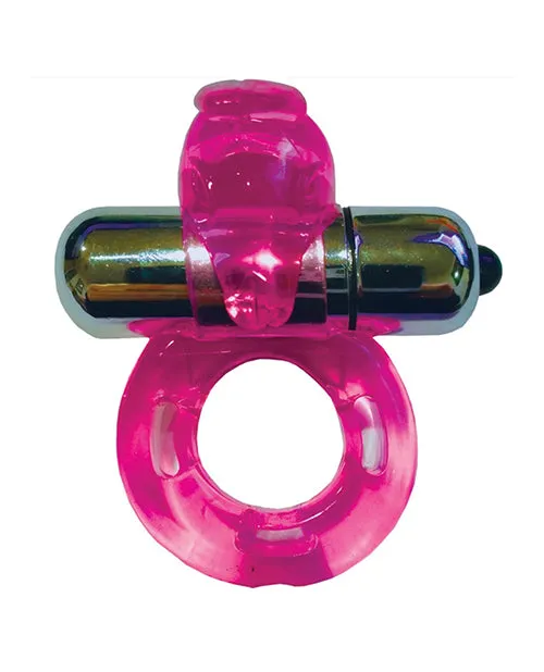 Wet Dreams Female Sex Toys Purrfect Pets Buzz Bunny Stimulator with Vibrating Bullet Pink