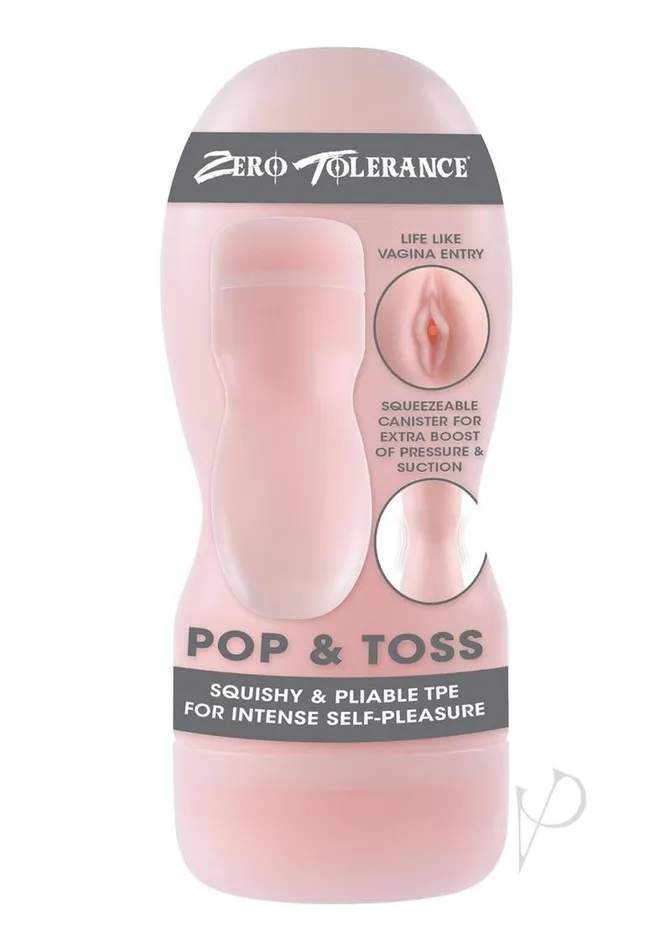 Zero Tolerance Pop and Toss Realistic Pussy Stroker Vanilla Zero Tolerance Male Sex Toys Zero Tolerance Pop and Toss Realistic Pussy Stroker Vanilla Zero Tolerance Male Sex Toys