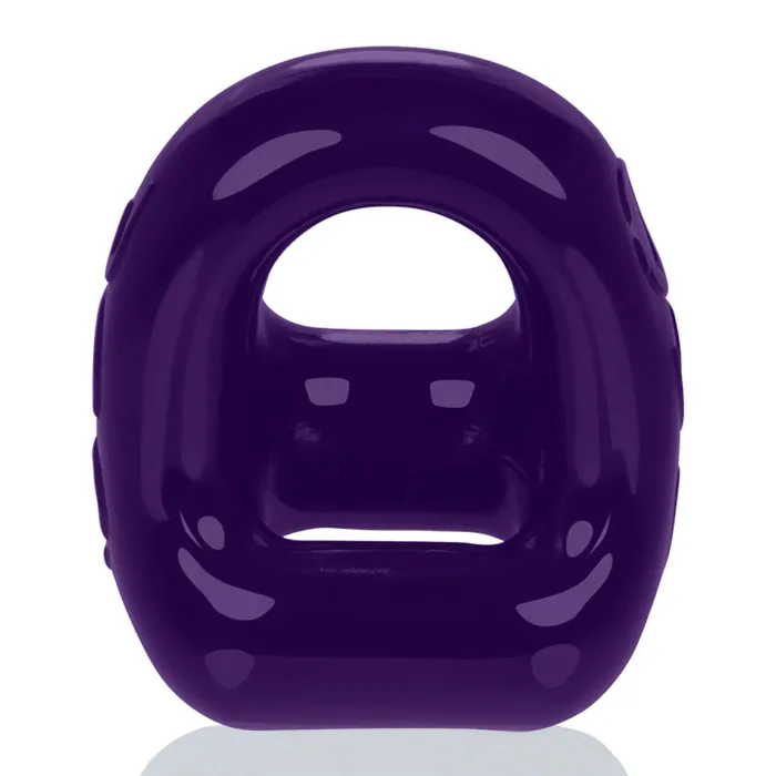 360 2 Way Cockring and Ballsling Eggplant Oxballs Vibrators