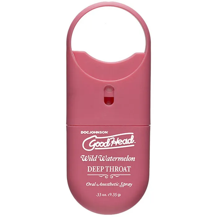 Anal Doc Johnson Goodhead Deep Throat Spray toGo Wild Watermelon 33 Oz