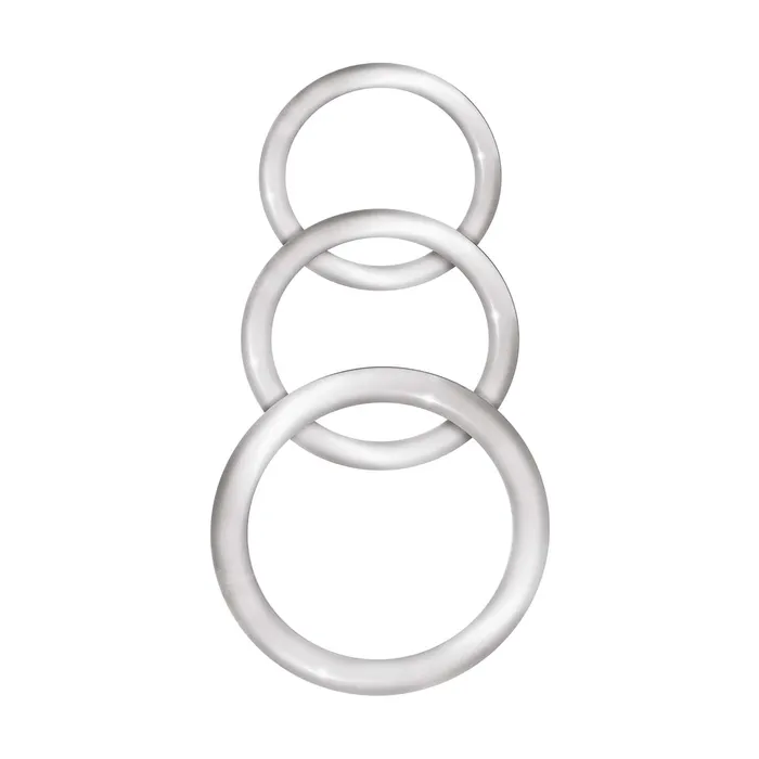 Anal Enhancer Silicone Cockrings Clear Nasstoys