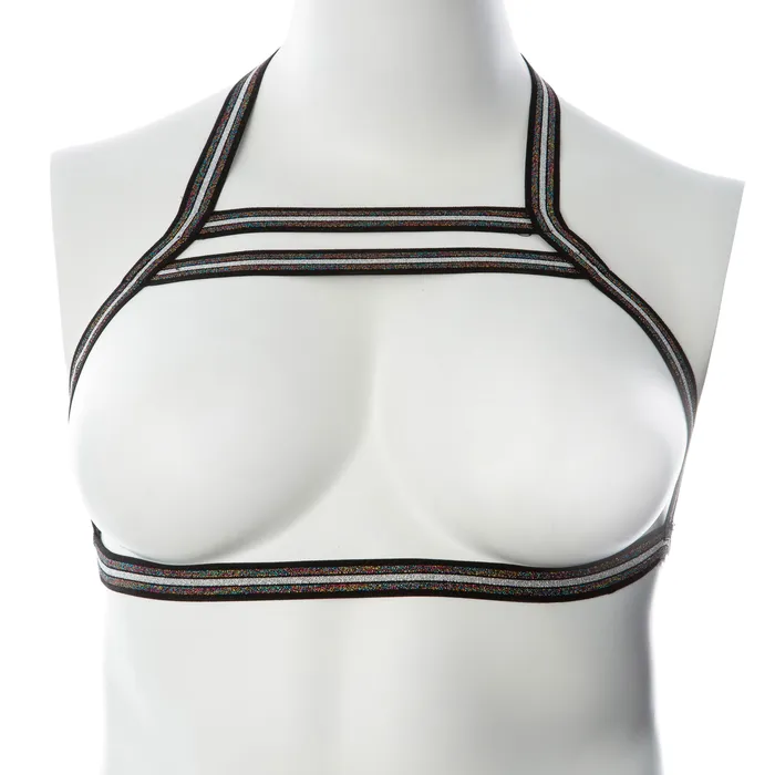 Anal Gender Fluid Gender Fluid Silver Lining Harness Smalllarge MultiColor