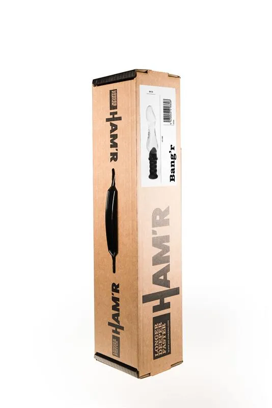 Anal Hamr HAMR BangR Clear Black 325 cm Anal Hamr HAMR BangR Clear Black 325 cm