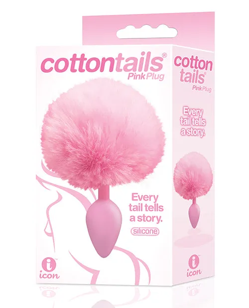 Anal Icon Brands The 9s Cottontails Silicone Bunny Tail Butt Plug Pink