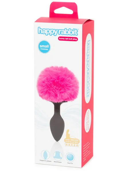Anal Lovehoney Happy Rabbit Non Vibrating Butt Plug Small BlackPink
