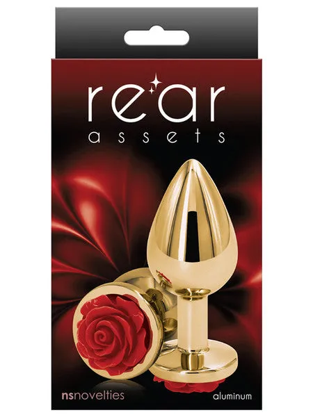 Anal Rear Assets Rose Medium Red NS Novelties Anal Rear Assets Rose Medium Red NS Novelties