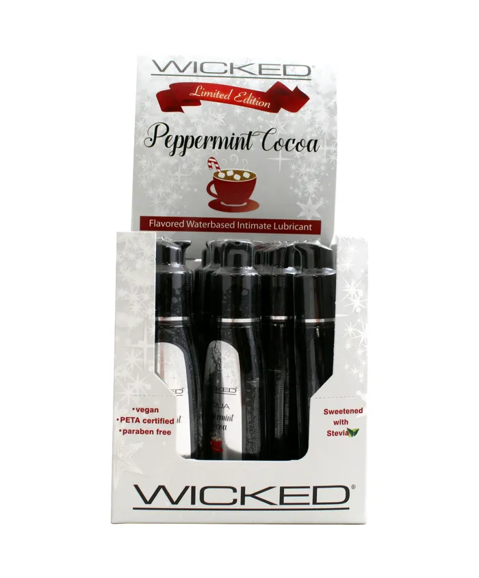 Aqua Peppermint Cocoa Flavored Water Based Intimate Lubricant 2 Fl Oz 12 Piece Display Sale Female Sex Toys Aqua Peppermint Cocoa Flavored Water Based Intimate Lubricant 2 Fl Oz 12 Piece Display Sale Female Sex Toys