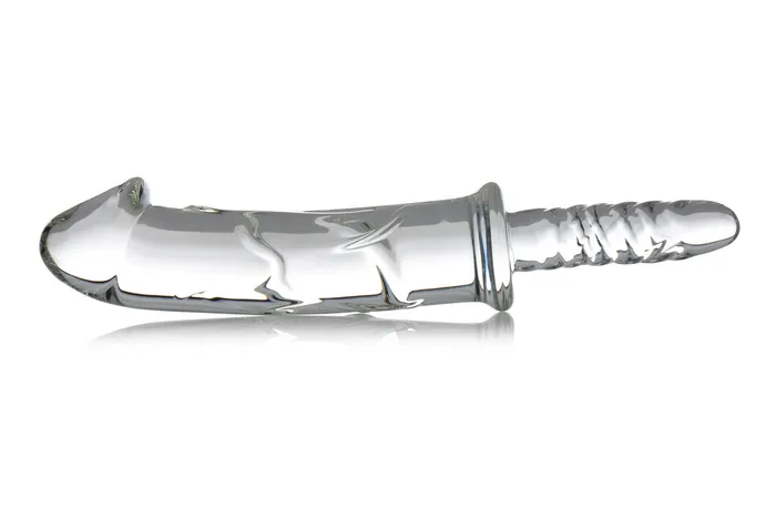 Battle Rammer Phallic Glass Thruster XR Brands Master Series Dildos