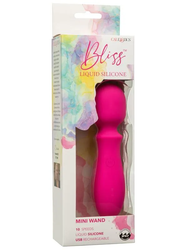 Bliss Liquid Silicone Mini Wand CalExotics Female Sex Toys Bliss Liquid Silicone Mini Wand CalExotics Female Sex Toys
