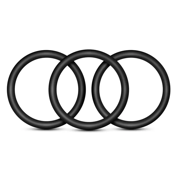 Blush Anal Performance Vs3 Pure Premium Silicone Cockrings Large Black