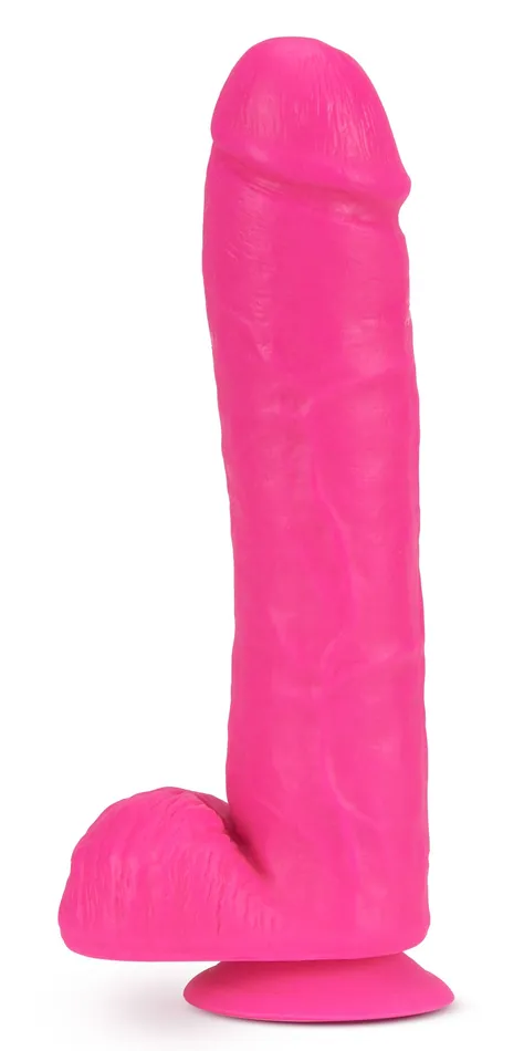 Blush Dildos Neo 11 Inch Dual Density Dildo Neon Pink