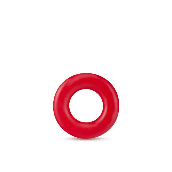 Blush Novelties Stay Hard Donut Rings Red Vibrators