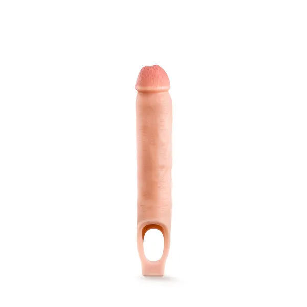 Blush Performance Plus 115 Inch Silicone Cock Sheath Penis Extender Vanilla Dildos
