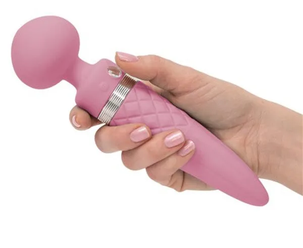 BMS Factory Pillow Talk Sultry Dual Ended Massager Pink Vibrators