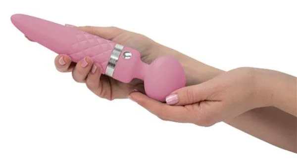 BMS Factory Pillow Talk Sultry Dual Ended Massager Pink Vibrators