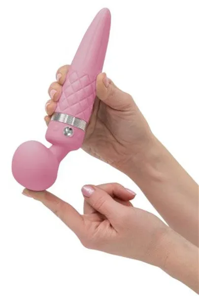 BMS Factory Pillow Talk Sultry Dual Ended Massager Pink Vibrators