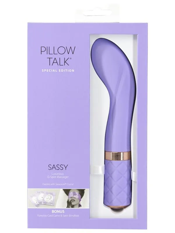 BMS Factory Vibrators Pillow Talk Special Edition Sassy G Spot Purple BMS Factory Vibrators Pillow Talk Special Edition Sassy G Spot Purple