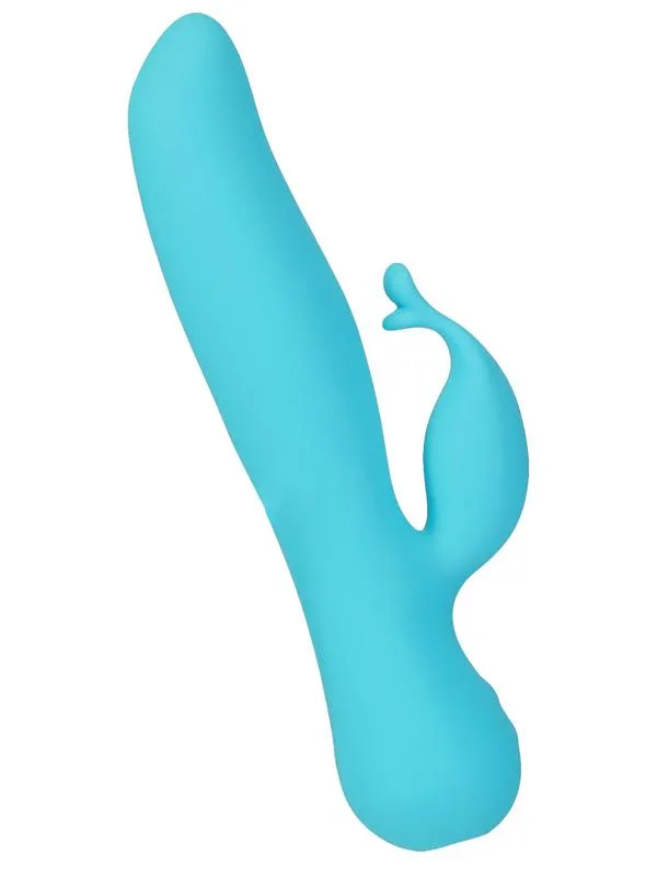 BMS Factory Vibrators Swan The Kissing Swan Rotating and Vibrating Blue