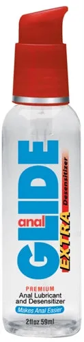 Body Action Male Sex Toys Anal Glide Extra 2 Oz Pump Bottle