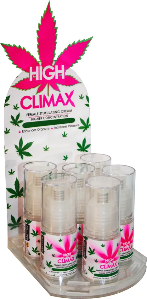Body Action Vibrators High Climax Female Stimulating Cream 05 Fl Oz 15 ml 6 Count Display