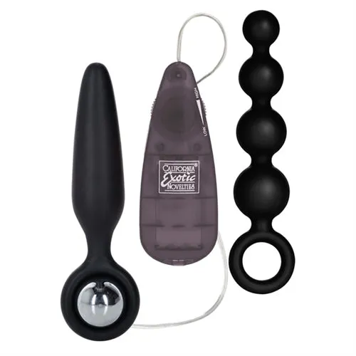 CalExotics Booty Call Booty Vibro Kits Black Anal