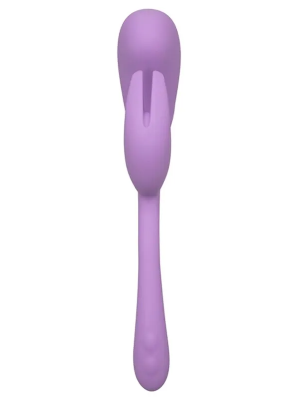 CalExotics Female Sex Toys Elle Liquid Silicone Dual Flicker