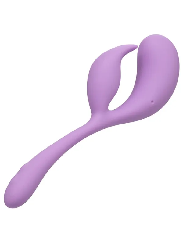 CalExotics Female Sex Toys Elle Liquid Silicone Dual Flicker