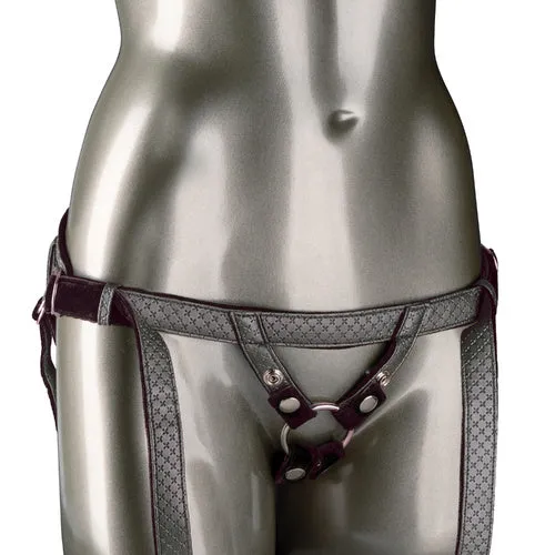 CalExotics Female Sex Toys Her Royal Harness The Regal Duchess Pewter