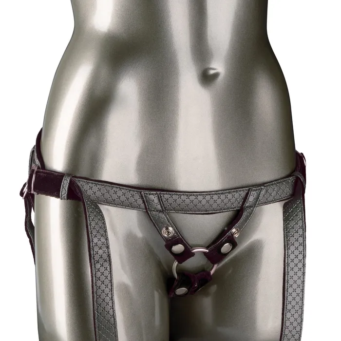 CalExotics Female Sex Toys Her Royal Harness The Regal Duchess Pewter