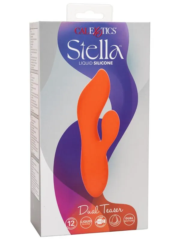 CalExotics Female Sex Toys Stella Liquid Silicone Dual Teaser CalExotics Female Sex Toys Stella Liquid Silicone Dual Teaser