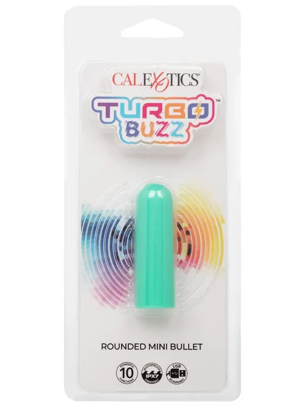 CalExotics Female Sex Toys Turbo Buzz Rounded Mini Bullet Green CalExotics Female Sex Toys Turbo Buzz Rounded Mini Bullet Green