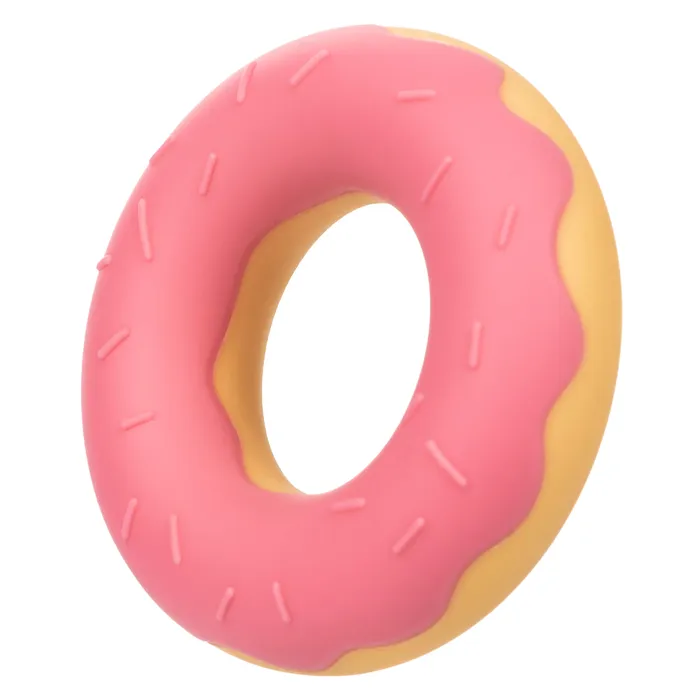 CalExotics Male Sex Toys Naughty Bits Dickin Donuts Silicone Donut Cock Ring Pink CalExotics Male Sex Toys Naughty Bits Dickin Donuts Silicone Donut Cock Ring Pink