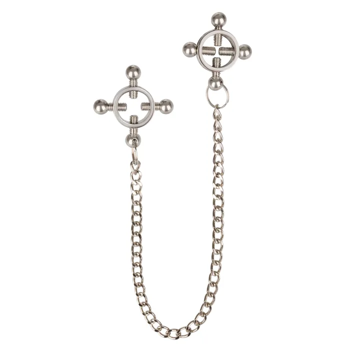 CalExotics Nipple Clitoral Toys Nipple Grips 4Point Nipple Press With Chain CalExotics Nipple Clitoral Toys Nipple Grips 4Point Nipple Press With Chain