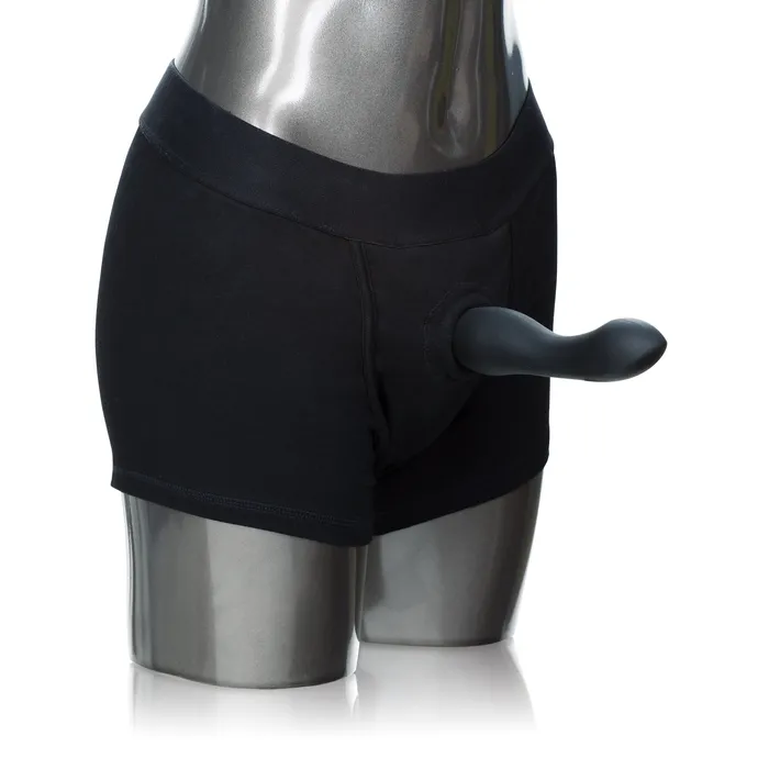 CalExotics Packer Gear Boxer Brief Harness Largeextralarge Black Female Sex Toys CalExotics Packer Gear Boxer Brief Harness Largeextralarge Black Female Sex Toys