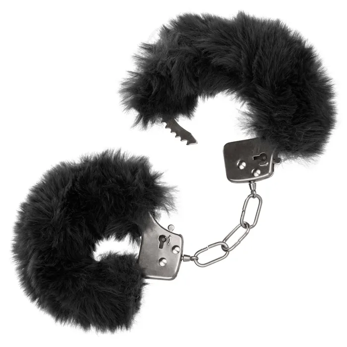 CalExotics Ultra Fluffy Furry Cuffs Black Anal