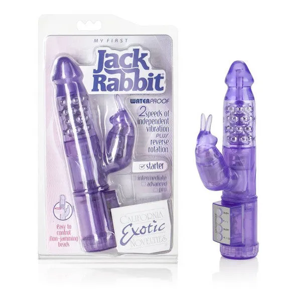 CalExotics Vibrators My First Jack Rabbit Purple
