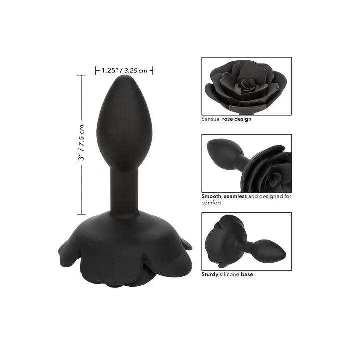 California Exotic Male Sex Toys CalExotics Forbidden Small Rose Anal Plug California Exotic Male Sex Toys CalExotics Forbidden Small Rose Anal Plug