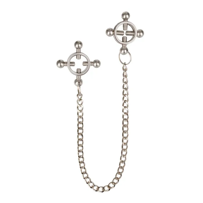 California Exotic Nipple Clitoral Toys Nipple Grips 4 Point Nipple Press With Chain California Exotic Nipple Clitoral Toys Nipple Grips 4 Point Nipple Press With Chain