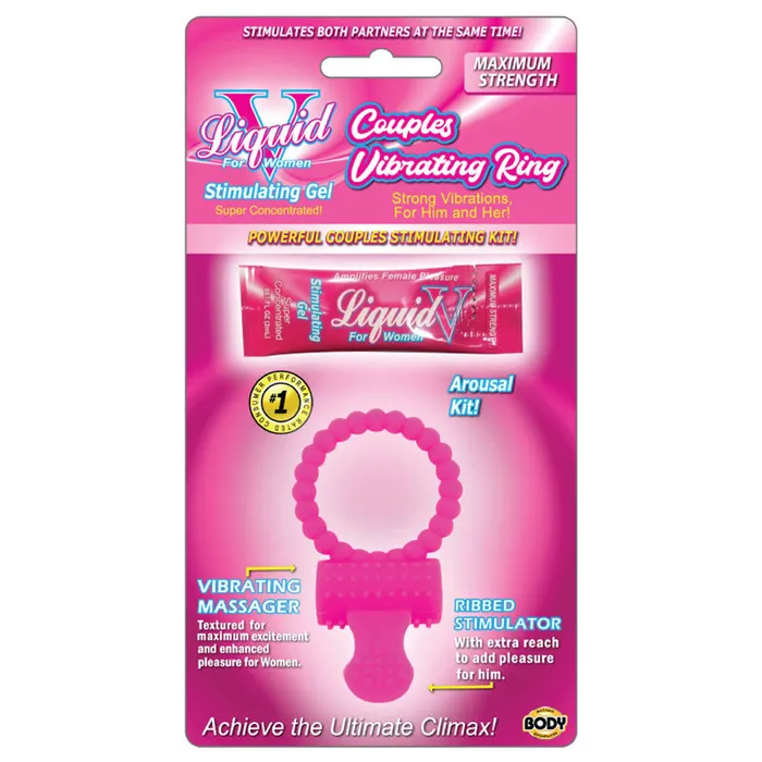 Couples Body Action Liquid v Couples Vibrating Ring Kit