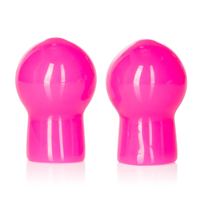 Couples Nipple Play Advanced Nipple Suckers Pink CalExotics