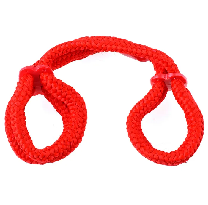 Couples Pipedream Fetish Fantasy Series Silk Rope Love Cuffs Red