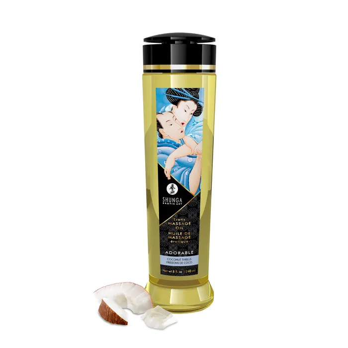 Couples Shunga Massage Oils Adorable 8 Fl Oz