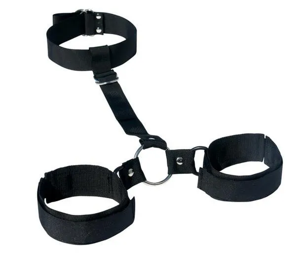 Couples Sportsheets Sex and Mischief Shadow Neck and Wrist Restraint